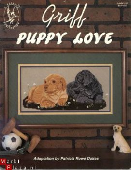 borduurpatroon puppy love (P) - 1