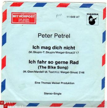 Peter Petrel : Ich mag dich nicht (1978) - 1