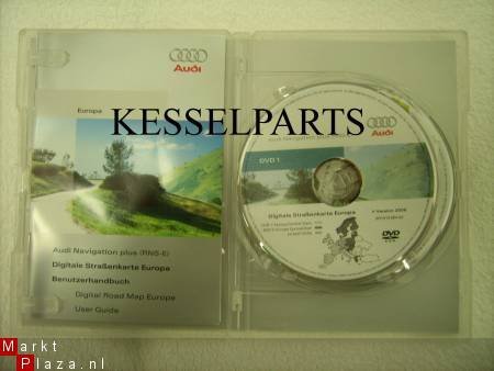 audi dvd rns-e 2009 europa west en oost 2 dvd set - 1