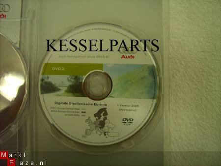 audi dvd rns-e 2009 europa west en oost 2 dvd set - 1