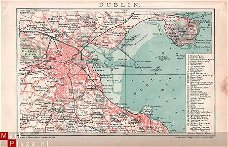 plattegrond Dublin uit 1909