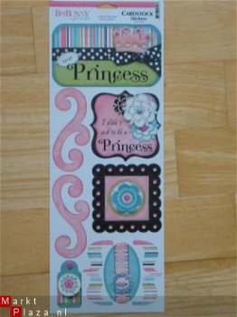 Bo Bunny cardstock stickers a true princess - 1