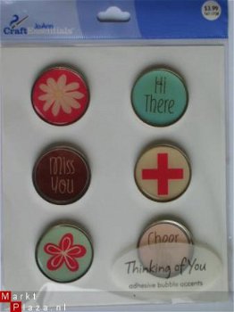 OPRUIMING: jo ann bubble accents thinking of you - 1