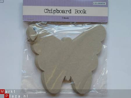 colorbok chipboard book butterfly - 1