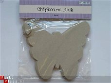 colorbok chipboard book butterfly