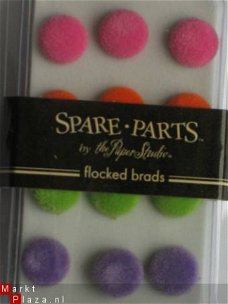 spare part flocked brads