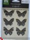 making memories embossed metal silver butterflies - 1 - Thumbnail