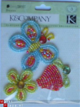 K&Company berry sweet icon brads - 1