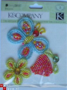 K&Company berry sweet icon brads