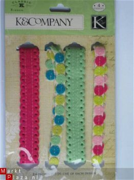 K&Company classic K Margo felt ribbon - 1