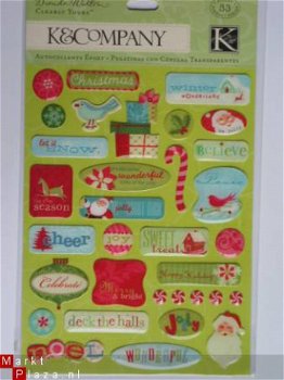 K&Company peppermint twist word&icon clearly yours - 1
