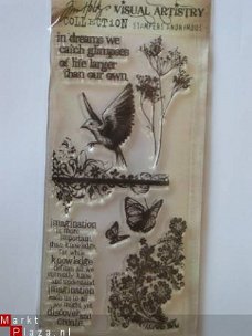 Tim Holtz clear stamp flights of fancy