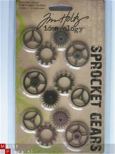 Tim Holtz idea-ology metal sprocket gears