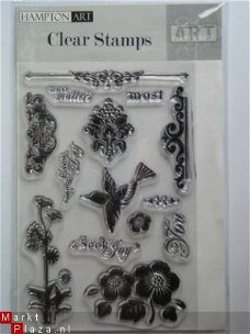 hampton art clear stamp carp diem 1