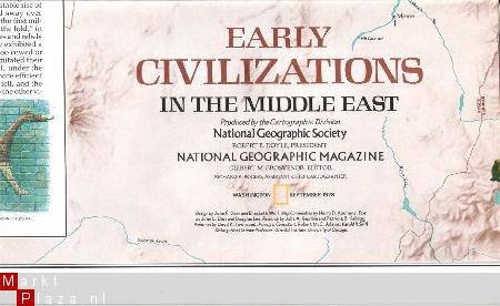 landkaart NG Early Civilizations in the Middle East - 1