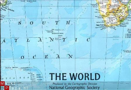 landkaart NG The World and Ocean Floor - 1