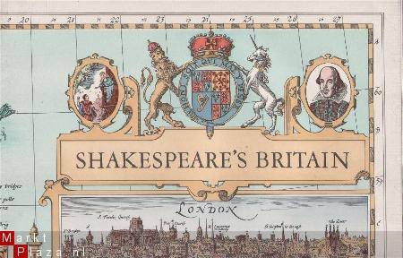 landkaart NG Sheakespeare's Britain - 1