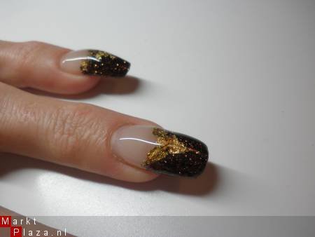 Nailart Folie goud acryl, uv gel nagel Nail art foil - 1