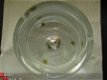 zware kristallen asbak 1,2 kilo met druppel onderin - 1 - Thumbnail