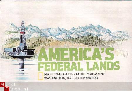 landkaart NG America's Federal Lands - 1
