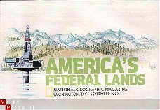 landkaart NG America's Federal Lands