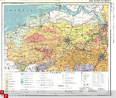 landkaartje Belgie Oost en West Vlaanderen