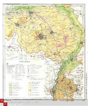 provinciekaartje Limburg & oostelijk Noord Brabant - 1