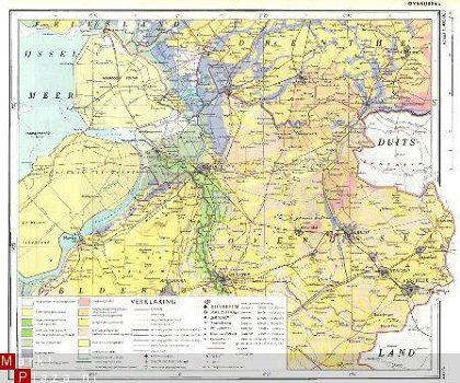 provinciekaartje Overijssel - 1