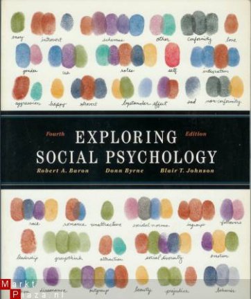 Exploring social psychology - Baron, Byrne, Johnson - nr. 1