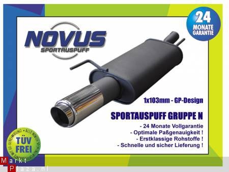 Novus Sport Einddemper Citroen C2 103mm GP-Design - 1