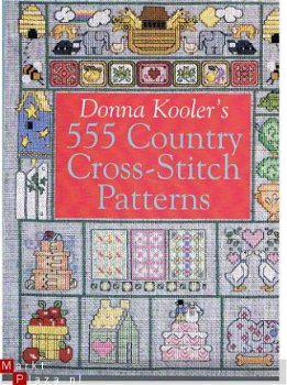 Boek Doona Kooler 555 Country Cross stitch patterns - 1