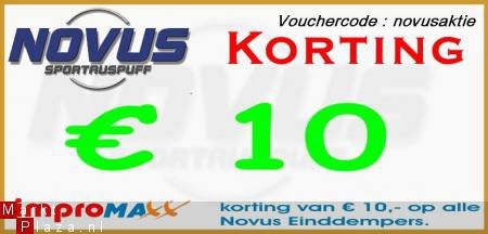 Novus Einddemper Fiat Punto 1x90mm Rond - 1