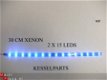 lichtlijst 15 leds 24v zelfklevend xenon rood blauw 24 v led - 1 - Thumbnail