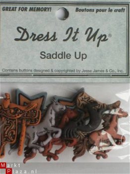 dress it up buttons saddle up - 1