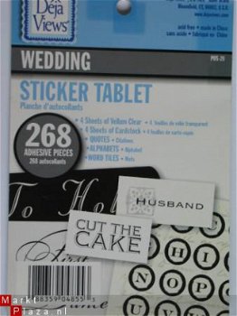 deja views cardstock stickers stack wedding - 1