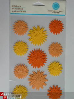 Martha Stewart large orange-yellow dahlia - 1