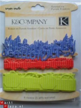 K&Company ribbon happy trails - 1