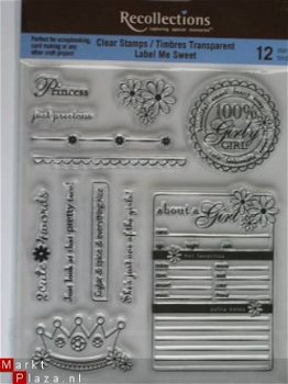 recollections clear stamp label me sweet - 1