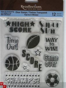 recollections clear stamp you 're a winner