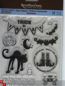 recollections clear stamp halloween