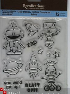 recollections clear stamp robots