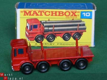 Matchbox 10 Pipe Truck Ergomatic Cab - 1