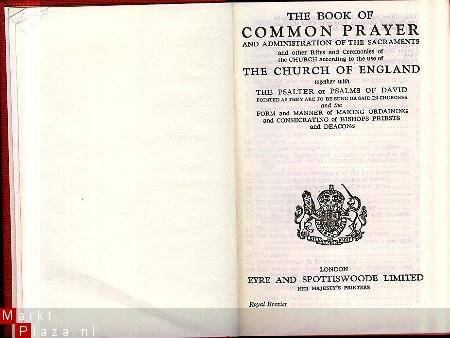 The book of common Prayer - 1