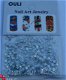 200 nail art shapes 2 Strass bloemetjes nagels Gel / Acryl - 1 - Thumbnail