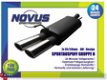 Novus Uitlaat Polo 6N / 6N2 eindstuk 2x85/58mm Ovaal - 1 - Thumbnail