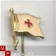 rode kruis vlag emaile speldje (M_012) - 1 - Thumbnail