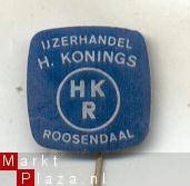 ijzerhandel H.Konings Roosendaal blik speldje (N_067)