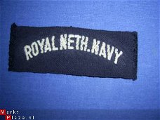 Naamlint Royal Neth.Navy WO2