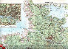 oud landkaartje Duitsland Sleeswijk Holstein