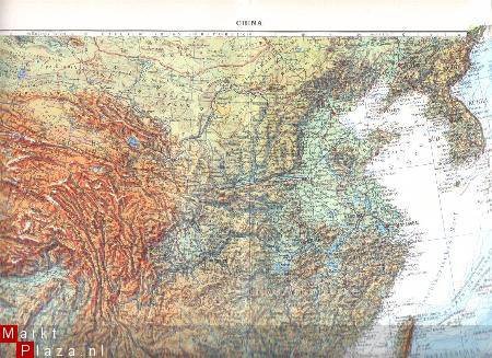 oud landkaartje China - 1